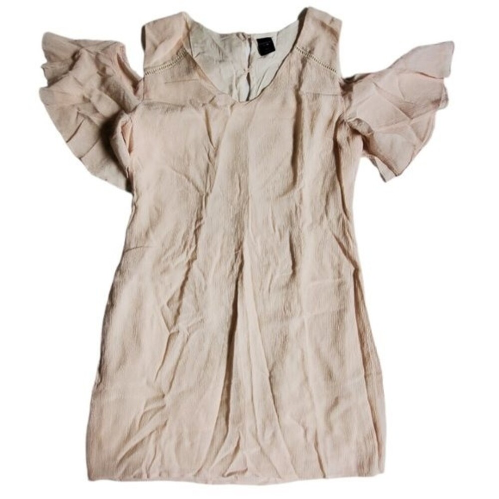 Ethereal cold shoulder dress sz L